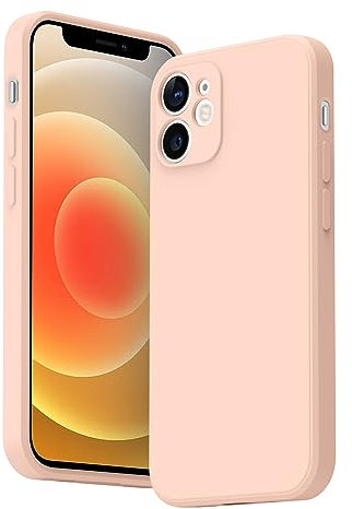 Vancle Case for iPhone 12 mini Phone Case, Camera Protection Ultra Slim Case for iPhone 12 mini 5.4'' Anti-Scratch Shockproof Bumper Cover (Pink)