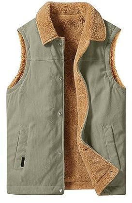 Generisch Lederweste Herren, Dünne Lässige Wasitcoat, Weste Mit Vielen Taschen, Herbst Reißverschluss Regelmäßige Daunen Herren Softshell Jacke Jeans Westen Männer Schwarz (XL, Armeegrün)