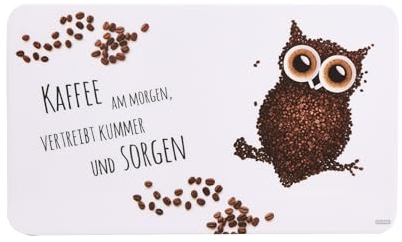 Dekor-Frühstücksbrettchen, Kaffee Eule - Kesper 32369 - die charmante Geschenkidee