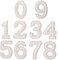 SHINEOFI Iron on Number Patches Sew on Number 0 to 9 Patches Sew on Embroidered Appliques for Uniforms Clothing Hats, Jackets, Shirts and Jeans DIY Craft Sewing Projects