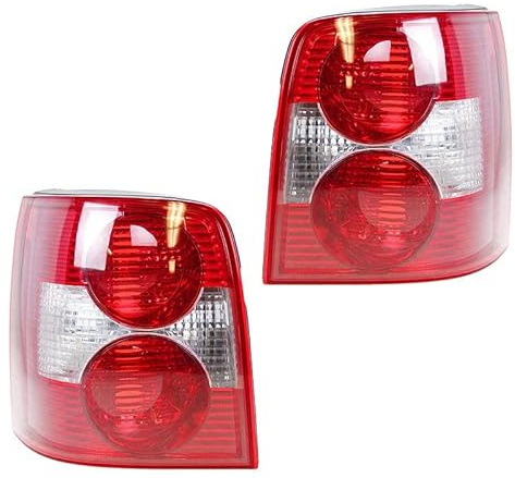 ATEC Germany 2x Heckleuchte links rot/weiß ohne Lampenträger Kompatibel mit VW PASSAT B5.5 Variant (3B6)