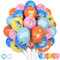 42 Stück Latexballons, Dog Luftballons, Hundemuster Ballondekoration Geburtstagsdeko, Kindergeburtstagsballonset, Geburtstagsfeier, für Kinderthema Geburtstag