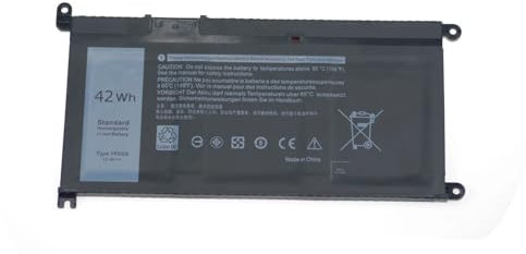 BIUBOTY YRDD6 Battery for Dell Inspiron 5482 5485 7586 3583 5491 5591 5481 5593 5584 3310 3493 3582 3584 3593 3793 5480 5581 5590 5493 5585 5594 5598 3501 Vostro 3491 Dell Laptop Battery YRDD6
