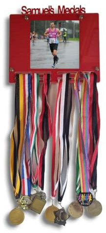 Servewell Medaglia con nome personalizzato e porta foto