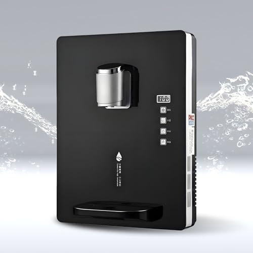 Wandmontierter Wasserspender, 3 Sekunden Schnellaufheizung, 2200W Instant Heißwasserspender, Smart Touch Steuerung, Warmwasser 30L/h, Temperaturanpassung, zum Aufbrühen von Milchpulver, Tee, Kaffee