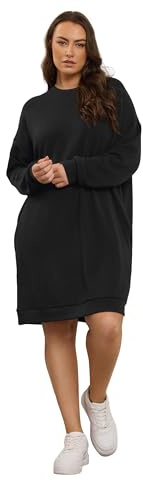 Yours Curve Premium Collection Pocket Sweatshirt Dress - Women's - Plus Size Curve