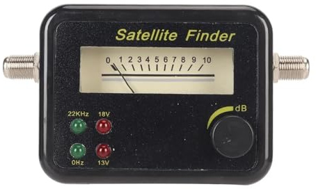 Tragbarer Band-Satellitenfinder mit DB-Pegelsteuerung und LNB-zu-Rec-Anschluss for Signalerkennung Leicht zu Finden