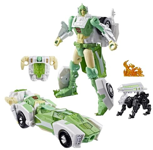 Transformers Generations War for Cybertron: Siege Deluxe-Klasse WFC-S15 Autobot Greenlight & Battle Masters Dazzlestrike, verwandelbare Action-Figuren (Skala 14 cm), Roboter-Spielzeuge ab 8 Jahren