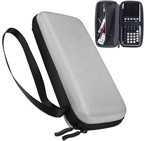 Xberstar Hartschalen-Tragetasche für Texas Instruments TI-84 Plus CE/Color TI-83 Plus, TI-89 Titan, HP 50G Grafik, wissenschaftliche Finanzrechner, Grau