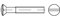 200 Linsensenkschrauben DIN 964 Messing M 4 x 16 vernickelt Ms Ni