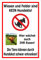 Melis-Folienwerkstatt Schild Wiesen Felder kein Hundeklo - 30x20cm - Bohrlöcher - 3mm Aluverbund – 20 VAR S00187-033-B