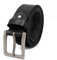 ROYALZ Antik Vintage Ledergürtel für Herren Büffel-Leder aus robusten 4mm Voll-Leder Jeans-Herren-Gürtel mit Dornenschließe 38mm, Farbe:Schwarz, Größe:100