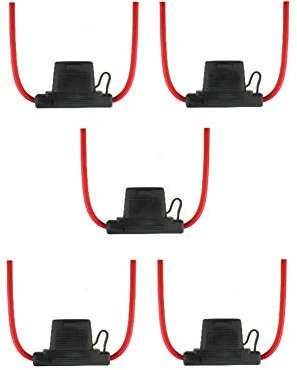 Offgridtec Lot de 5 porte-fusibles à lame standard 16 mm² pour fusibles maxi