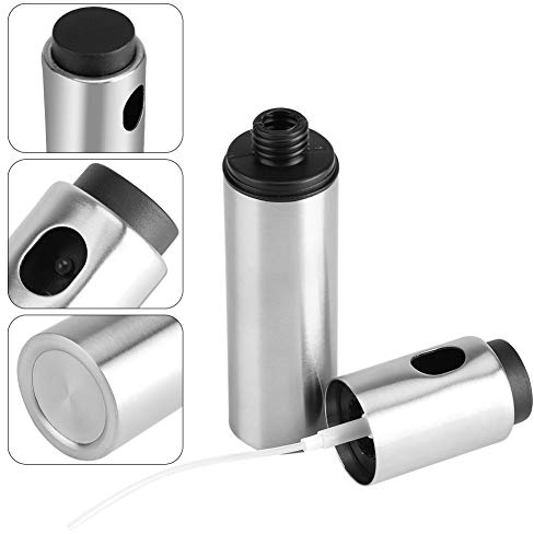 Pulverizador de Aceite Dispensador de Botellas de Rociado de Acero Inoxidable para Cocinar Hornear Asar Parilla Freír Socialme-EU