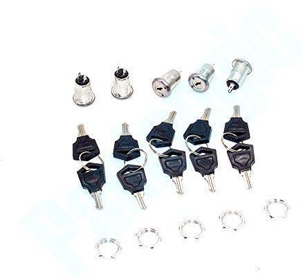 5 stücke 12mm Mini Elektronische Verriegelung Elektronische Schalter Schlüsselschalter Sperren Telefonschalter KS-01 Mini Electronic Lock Electronic Switch Key Switch Lock Phone Switch