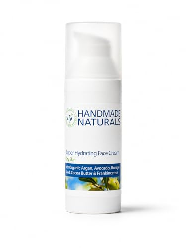 Handmade Naturals Super Hydrating Gesichtscreme mit Argan, Avocado und Weihrauch, 50 ml (1er Pack)