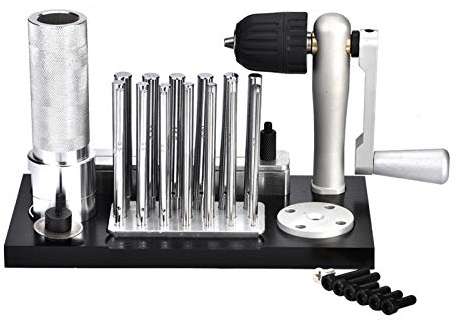 Brrnoo Jump Ring Maker Professionelles Drahtschneider-Set für Schmuckspulen aus Edelstahl mit 20 Dornen von 2,5 mm bis 12 mm für Schmuckhersteller