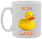 Coralgraph Inc MG4683 for Duck Sake! Novelty Gift Printed Tea Coffee Ceramic Mug
