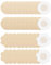 MELLIEX 20 Paires Cache Tétons Auto-adhésif Jetables Invisibles Mamelon Pasties pour Femmes - Fleur, Rond (Nude)