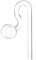 USCAPE Loop Pipe Outflow Glas - Aquarien Filterauslauf Glasware (13mm (12/16mm) / ohne Saugnapf)
