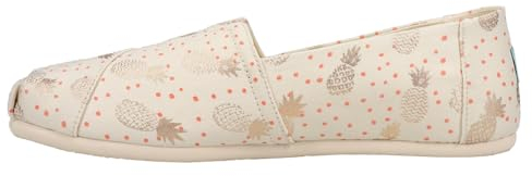TOMS Damen Alpargata Print Flache Slipper, Ananas Natur, 35.5