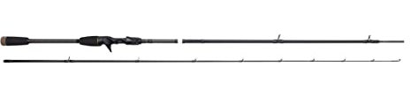 Savage Gear Köderangelrute, SG2 Light Game Baitcasting Rods für Raubfische, Hecht, Barsch, Zander, 2.13m schnelle Aktion, robust, schwarz, Unisex