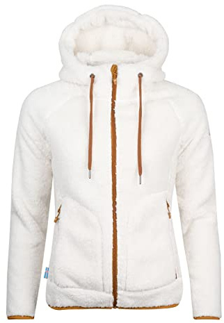 Westfjord Women's Glymur Jacket | Kuschelige Fleecejacke|2 Hüfttaschen|Kapuze mit Kordeln