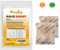 10g x 30 Stück wiederaufladbare Silikagel-Trockenmittel-Pakete Fonday Lebensmittelqualität schnelle Reaktivierung Trockenmittelbeutel Feuchtigkeitsanzeige orange bis grün