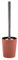 Spirella Toilet Brush with Bamboo Fibre Holder Takeo Terracotta, Stainless Steel, Brown, One Size