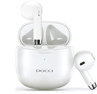 auricolari senza fili bluetooth senza fili auricolari-Docci auricolari (bianco)