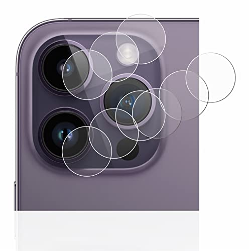 BROTECT (3 Stück Schutzglas für Apple iPhone 14 Pro (NUR Kameraschutz) Schutzfolie Made in Germany Panzer Folie Glas Displayschutz [ 9H, Anti-Fingerprint]