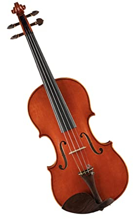 Violinen Handgeschnitzte 4/4 Akustische Violine Aus Europäischem Holz, Zweiteilig, Flammenahorn, Fichte + Bogenbrücke, Geigenkoffer