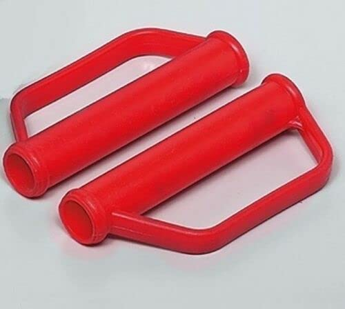 2X Ersatzgriff Sackkarrengriff Griff Sackkarre Schubkarre Karre - 25mm ROT
