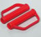 2X Ersatzgriff Sackkarrengriff Griff Sackkarre Schubkarre Karre - 25mm ROT