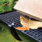 Taylor & Brown 5m Gutter Leaf Guard Protection System Black Mesh Roof Guttering Cover To Stop Blockages Leaf Moss & Debris Cloggs Blocks (10x500mm lengths) (10m)