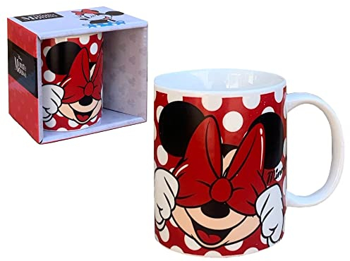 Tazza in ceramica, Minnie, Disney, tazza mug, 350 ml, in scatola