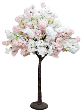 NgAnoh Künstliche Bäume, Simulation Kirschbaum, 150 cm, Kunstbaum, für draußen, drinnen, Garten, Dekoration, Hochzeit, künstliche Pflanzen