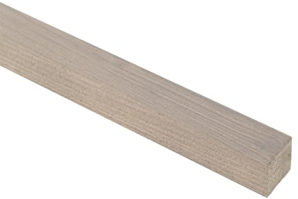 SUN WOOD Abschlussleiste für Wandverkleidungen 20x20mm Holzleiste 120cm lasiert aus Massivholz Zierleiste für Stick-it Wandpaneele RESIDENCE 704