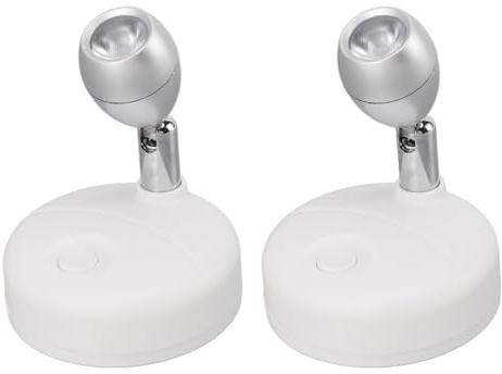 Kabelloser LED-Strahler mit Fernbedienung, 80 Lm, Drehbare Bilderleuchten für den Innenbereich, Batteriebetriebene Akzentlichter, RGB-Weißlicht für die Ausstellung von Gemälden,