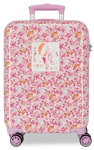 Pepe Jeans Sandra Schulrucksack, rosa, Verstellbare Schulterriemen für bequemes Tragen, Verschiedene Fächer, von Joumma Bags
