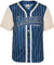 Karl Kani Herren KM234-002-2 KK Trekking Block Pinstripe Baseball Shirt L Navy/Cream