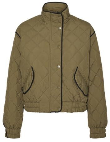 VERO MODA Damen VMVILMA Short Jacket ENT Steppjacke, Capers, M