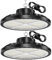 ANNIFUNLY UFO LED Lámpara de Alta Bahía 2PC, 200W 28000LM Iluminación Comercial Focos LED 6500K Blanco Frío, Industriales Iluminación de Almacén IP65 Impermeable, Para Patio, Garaje, Fábrica,Taller