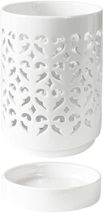 SOFORFREEM Vaso per orchidee con fori, vaso in ceramica per orchidee da 4 pollici per trapianto, vaso per fiori interni ed esterni, colore traspirante