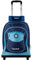Colourbook Napoli - Zaino Trolley Scuola Con Sciarpa, Spallacci Uso Zaino, Scocca Antiurto, (Blu Navy)