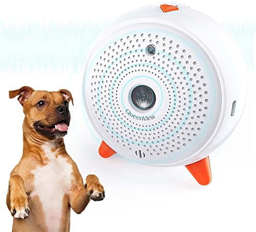 Anti Dog Barking Device, Ultrasonic Stop Dog Barking Automatic, Safe Anti Bark Device Outdoor, Rechargeable & Waterproof Dog Bark Stopper Deterrent Devices 33FT Range, for Puppy Large Small Dogs