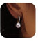 Dochais Pendientes De Perlas De Plata De Ley 925 Para Mujeres Y Señoras, 18ct Chapado En Oro Blanco Pendientes De Perlas, Pendientes De Perlas Pendientes De Joyería (pendientes de perlas C)