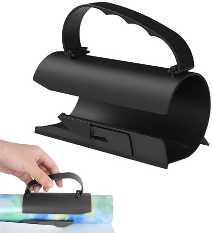 Ajuanbazha Cutter de Papier Cadeau, Coupe Papier Cadeau pour Rouleaux, Wrapping Paper Cutter avec Poignée pour Noël et Anniversaires (Noir)