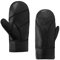 MGGMOKAY Männer Fäustlinge für Winter Herren Lammfell Shearling Fäustlinge Winter Lederhandschuhe,Schwarz,L