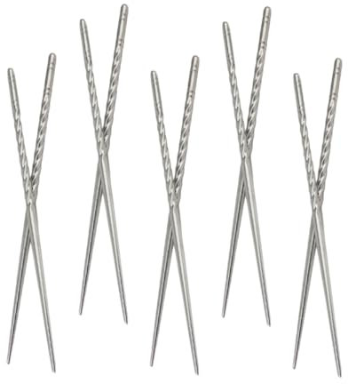 OFFSCH 20 Paar Edelstahl-essstäbchen Verbrühungshemmend Für Zuhause Geschmacksneutral Korrosionsbeständig